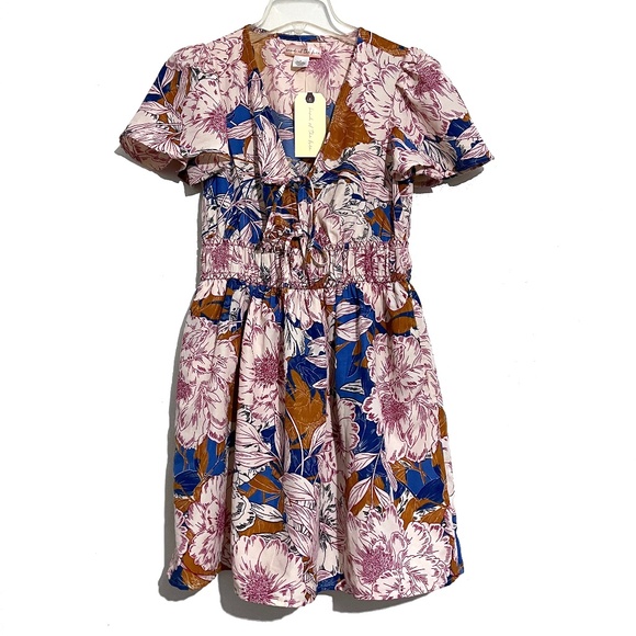 Band of the Free Floral Dress with Side Pockets - Picture 2 of 10